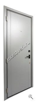Серая входная дверь в дом с замками SECUREMME СДД-020 - купить от производителя Мосдвери Серая входная дверь в дом с замками SECUREMME СДД-020